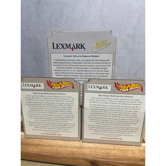 Vintage Lexmark Lighting Die-Cast Cars Lot of 3 - Picture 2 of 2